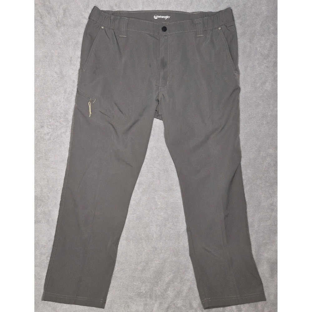 Wrangler ATG All Terrain Gear Mens Pants 38x29 Grey Straight Leg Outdoor NH826SB